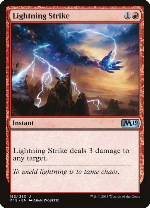 Lightning Strike [Core Set 2019] - MTG Single
