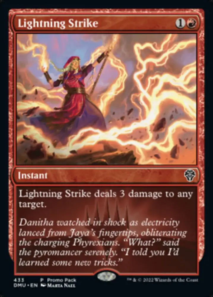 Lightning Strike (Promo Pack) [Dominaria United Promos] - MTG Single