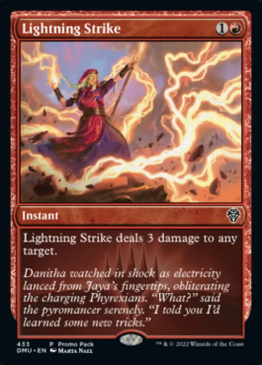 Lightning Strike (Promo Pack) [Dominaria United Promos] - MTG Single