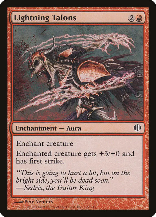 Lightning Talons [Shards of Alara] - MTG Single