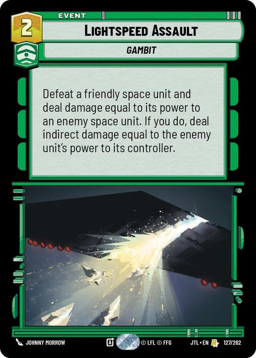Lightspeed Assault (127/262) [Jump to Lightspeed] - Star Wars: Unlimited Single