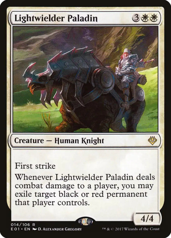 Lightwielder Paladin [Archenemy: Nicol Bolas] - MTG Single