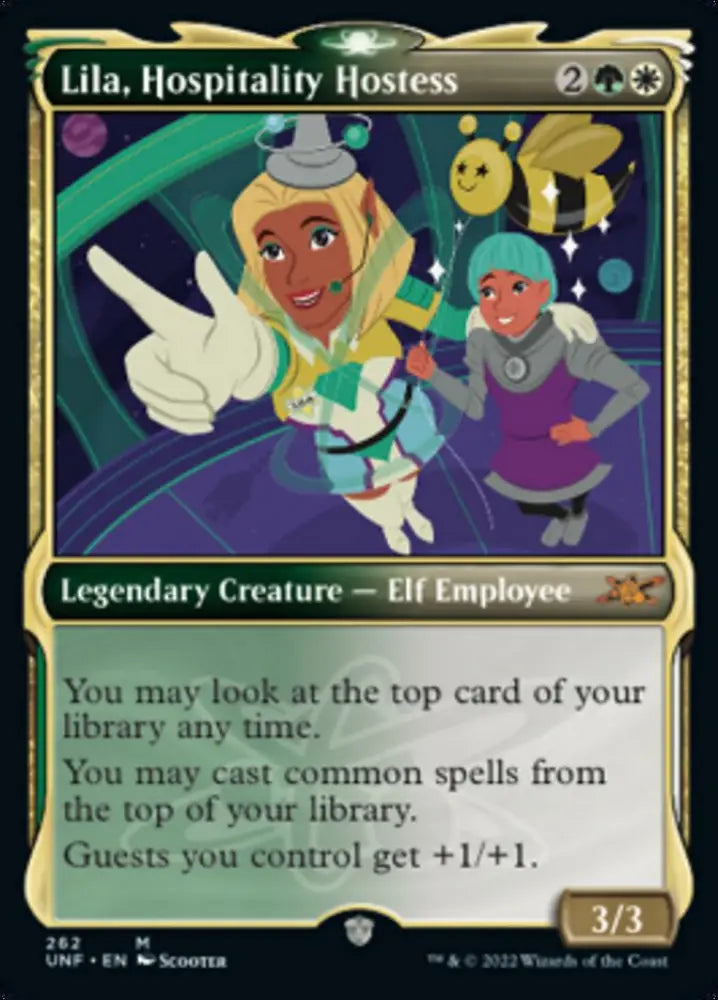 Lila Hospitality Hostess (Showcase) [Unfinity] - MTG Single