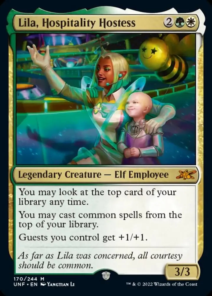 Lila Hospitality Hostess [Unfinity] - MTG Single