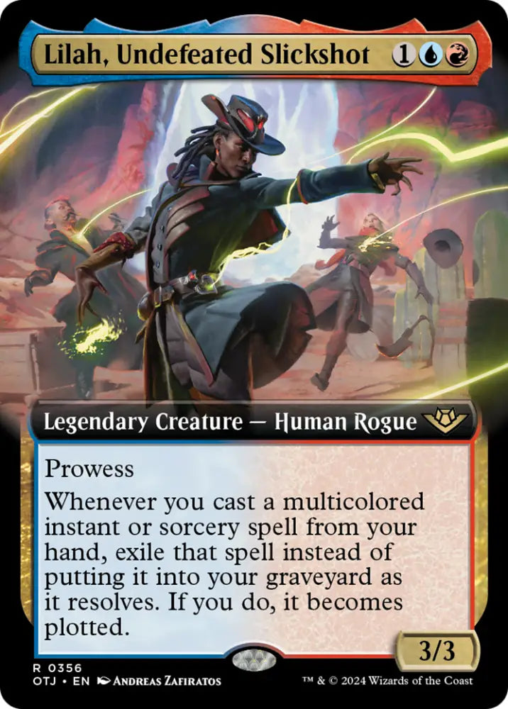 Lilah Undefeated Slickshot (Extended Art) [Outlaws of Thunder Junction] - MTG Single