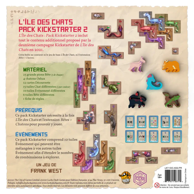 L’ile des chats - Pack Kickstarter 2 (FR) - Board Games