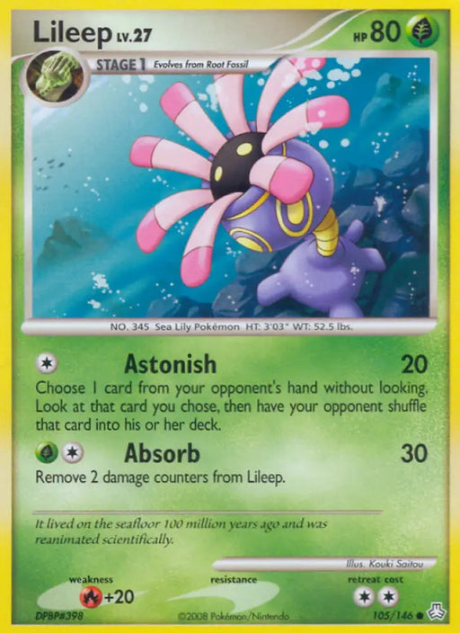Lileep (105/146) [Diamond & Pearl: Legends Awakened] - Pokemon Single