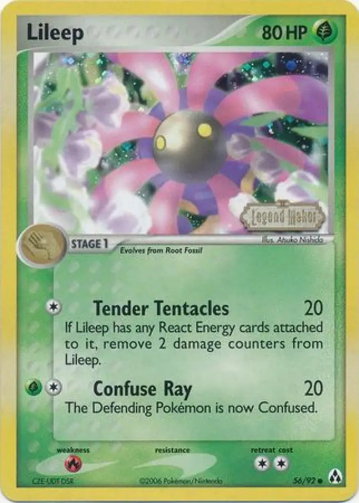 Lileep (56/92) (Stamped) [EX: Legend Maker] - Pokemon Single