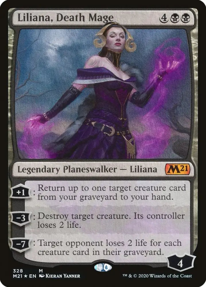 Liliana Death Mage [Core Set 2021] - MTG Single