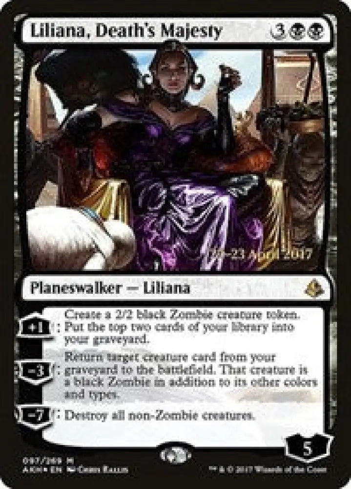 Liliana, Death's Majesty (97) [Prerelease Cards]