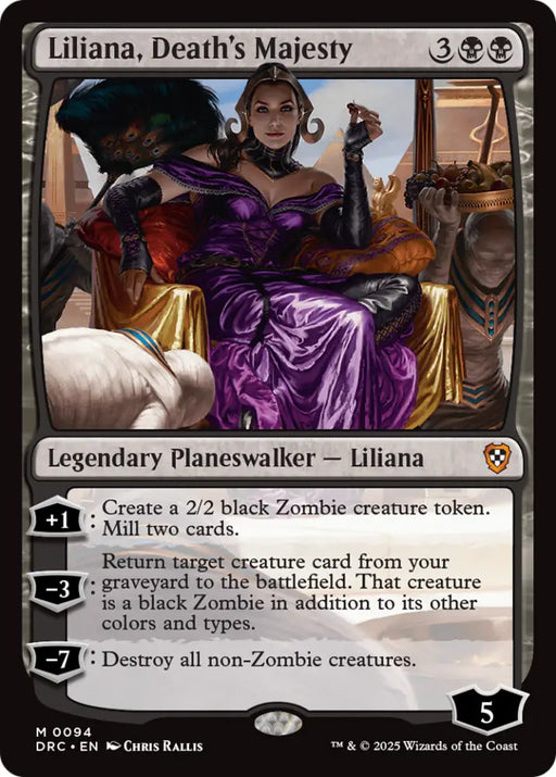Liliana Death’s Majesty [Aetherdrift Commander] - MTG Single