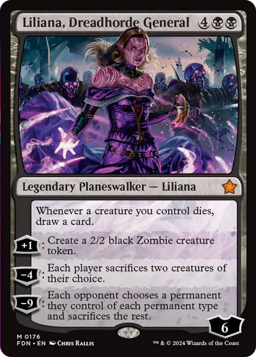 Liliana Dreadhorde General [Foundations] - MTG Single