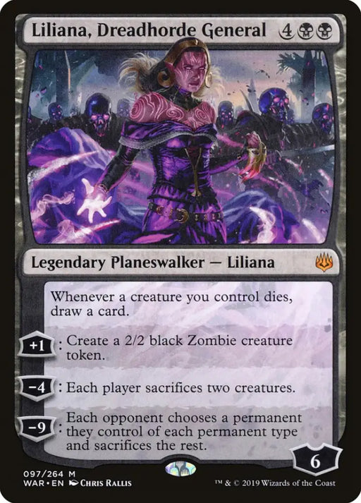 Liliana Dreadhorde General [War of the Spark] - MTG Single