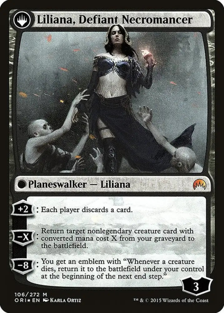 Liliana, Heretical Healer (106) [Prerelease Cards] Reverse