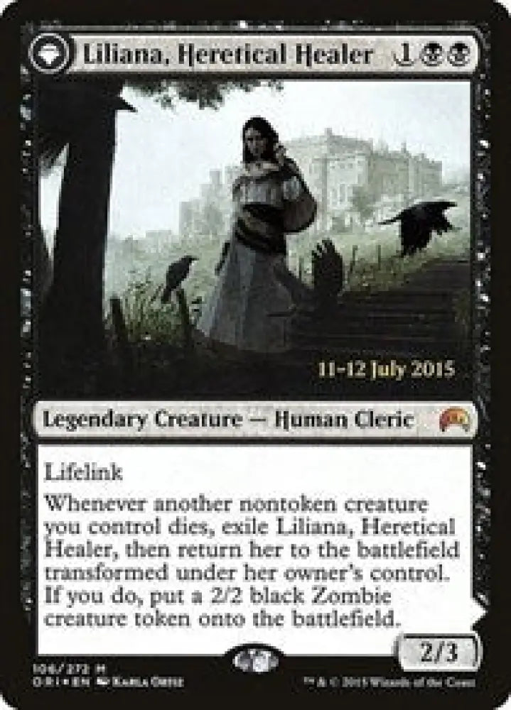 Liliana, Heretical Healer (106) [Prerelease Cards]
