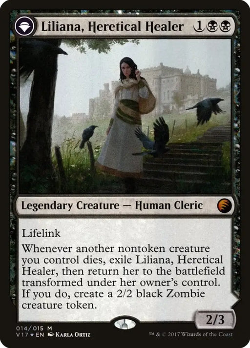 Liliana Heretical Healer // Liliana Defiant Necromancer [From the Vault: Transform] - MTG Single