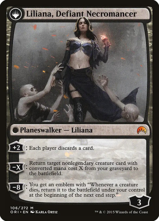 Liliana Heretical Healer // Liliana Defiant Necromancer [Magic Origins] - MTG Single