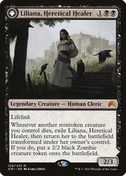Liliana Heretical Healer // Liliana Defiant Necromancer [Magic Origins] - MTG Single