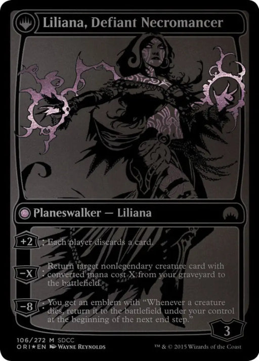 Liliana Heretical Healer // Liliana Defiant Necromancer [San Diego Comic-Con 2015] - MTG Single