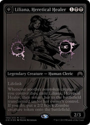 Liliana Heretical Healer // Liliana Defiant Necromancer [San Diego Comic-Con 2015] - MTG Single