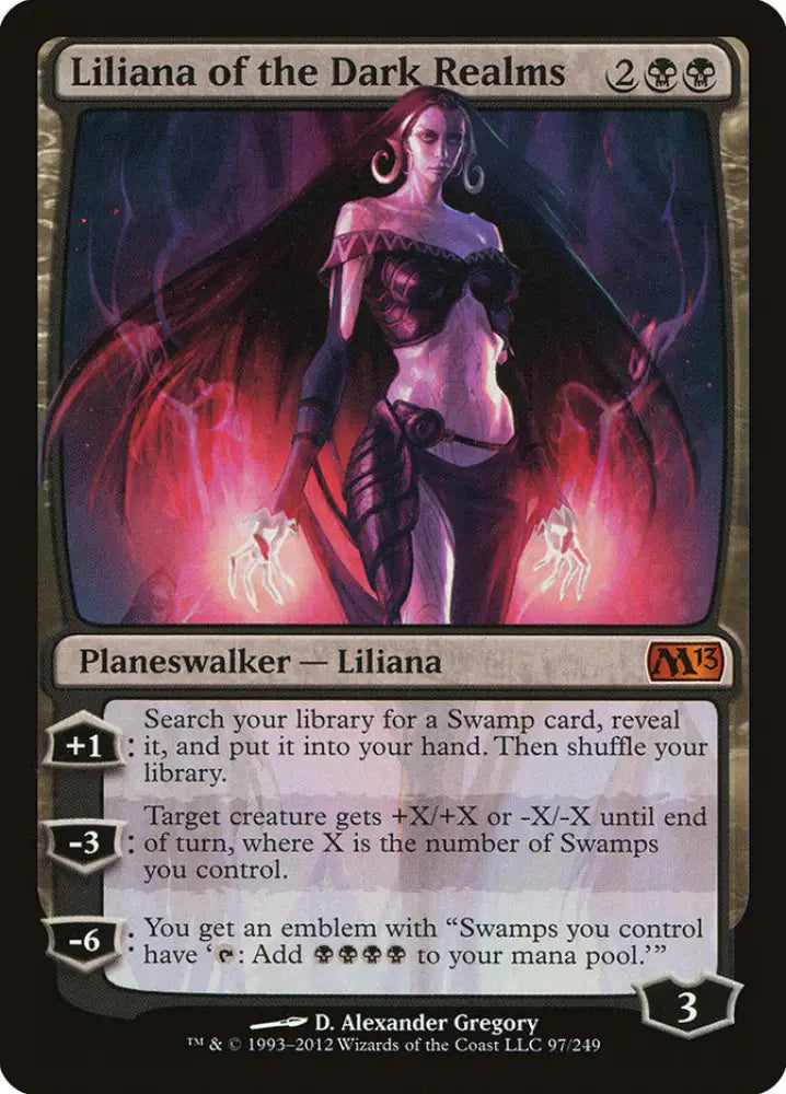 Liliana of the Dark Realms [Magic 2013] - MTG Single