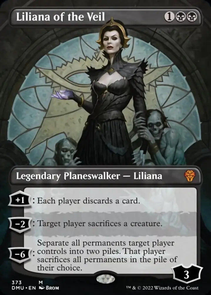 Liliana of the Veil (Borderless) [Dominaria United] - MTG Single