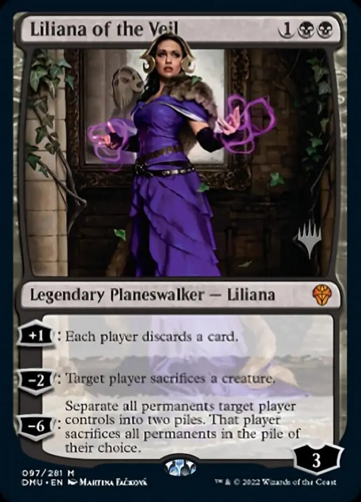 Liliana of the Veil (Promo Pack) [Dominaria United Promos] - MTG Single