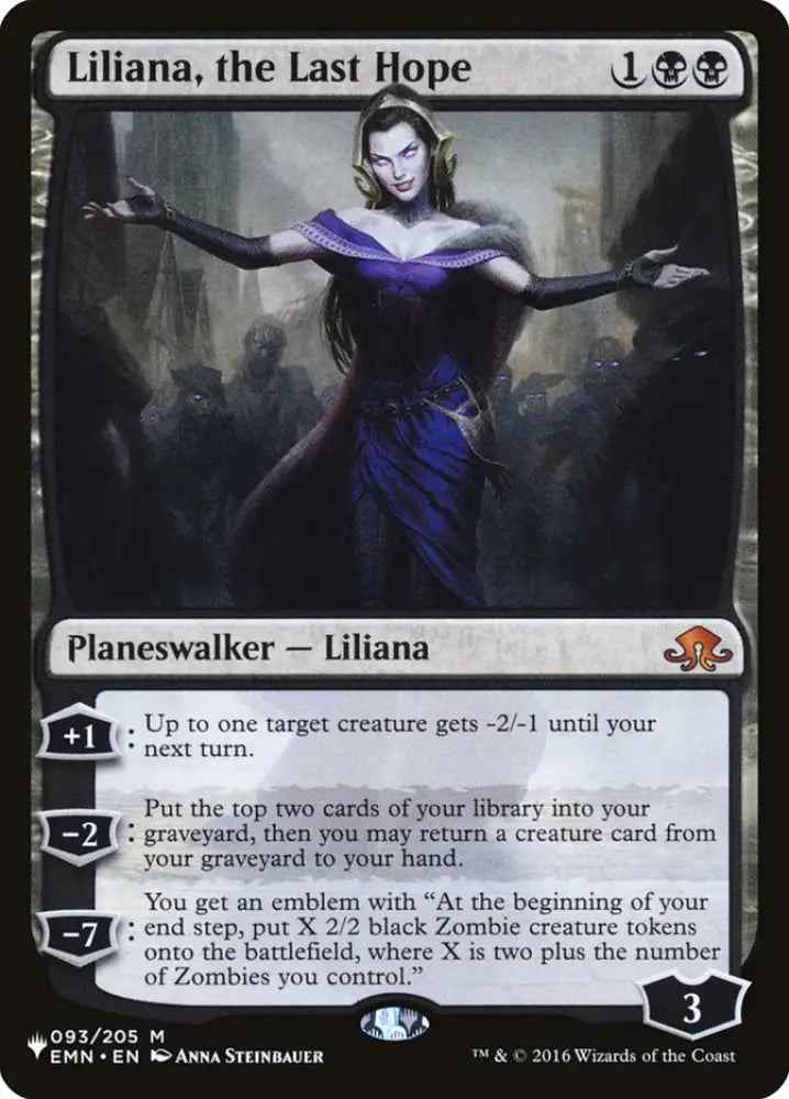 Liliana the Last Hope [The List] - MTG Single