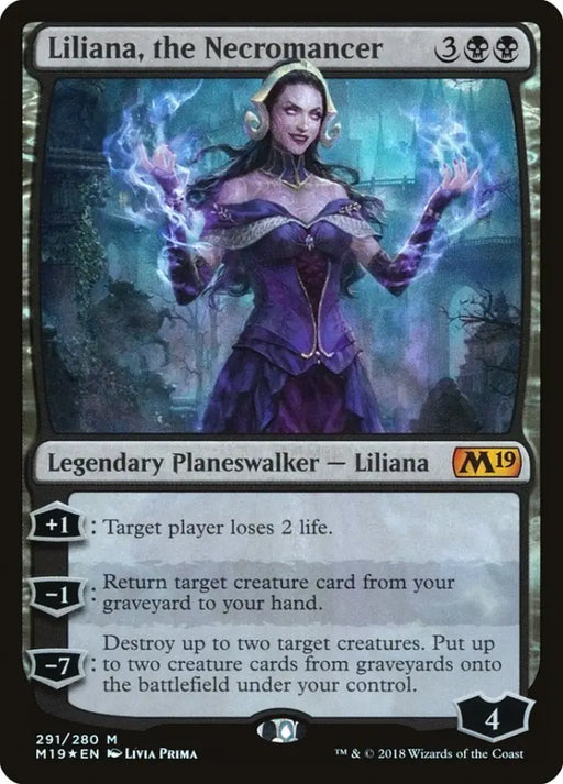 Liliana the Necromancer [Core Set 2019] - MTG Single