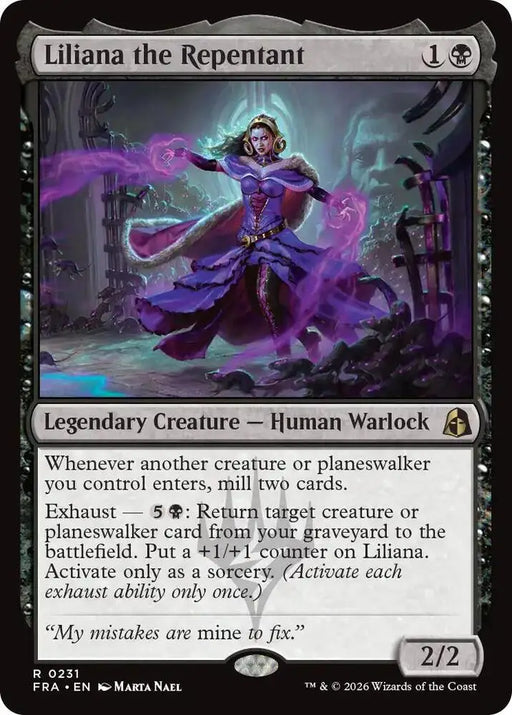 Liliana the Repentant (231) [Reality Fracture]