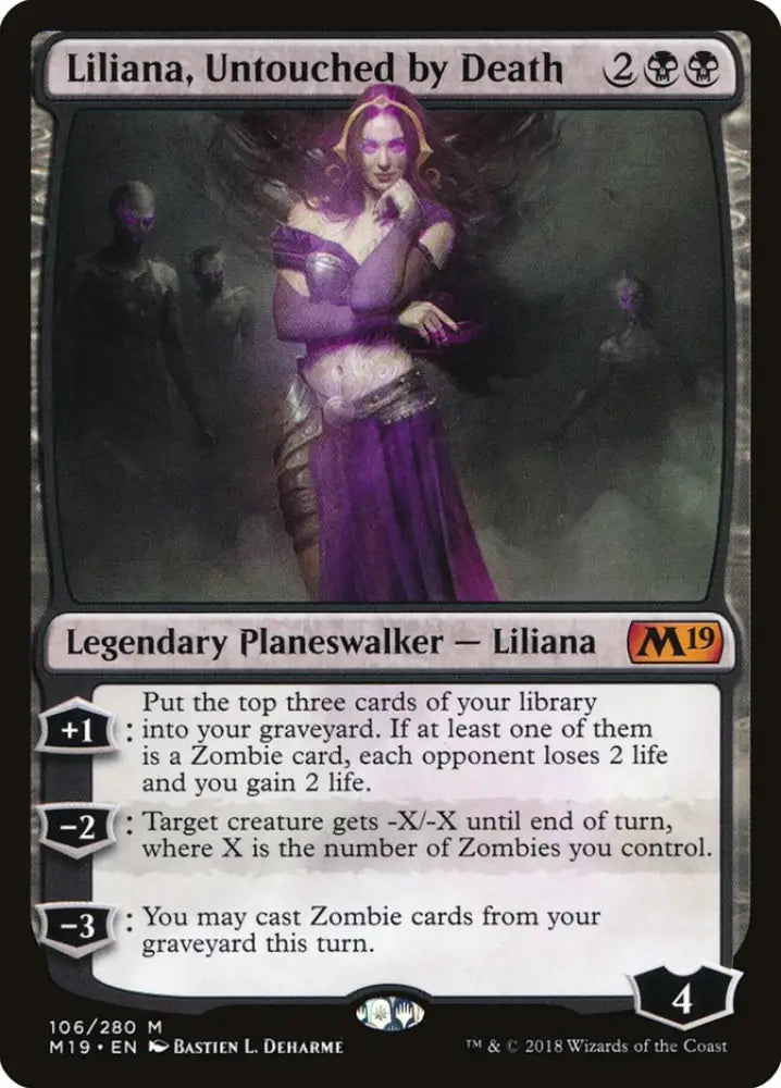 Liliana Untouched by Death [Core Set 2019] - MTG Single