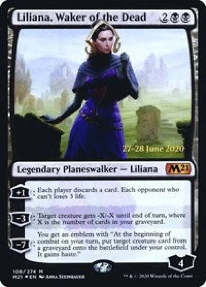 Liliana, Waker of the Dead (108) [Prerelease Cards]
