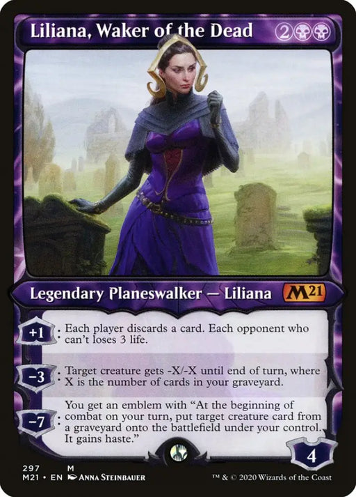 Liliana Waker of the Dead (Showcase) [Core Set 2021] - MTG Single