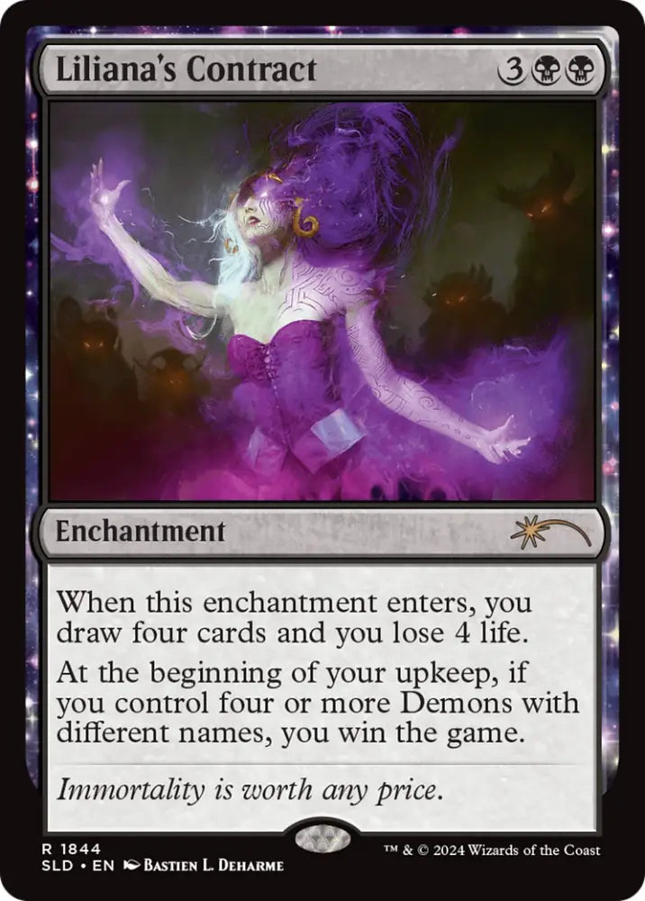 Liliana’s Contract (1844) [Secret Lair Drop Series] - MTG Single