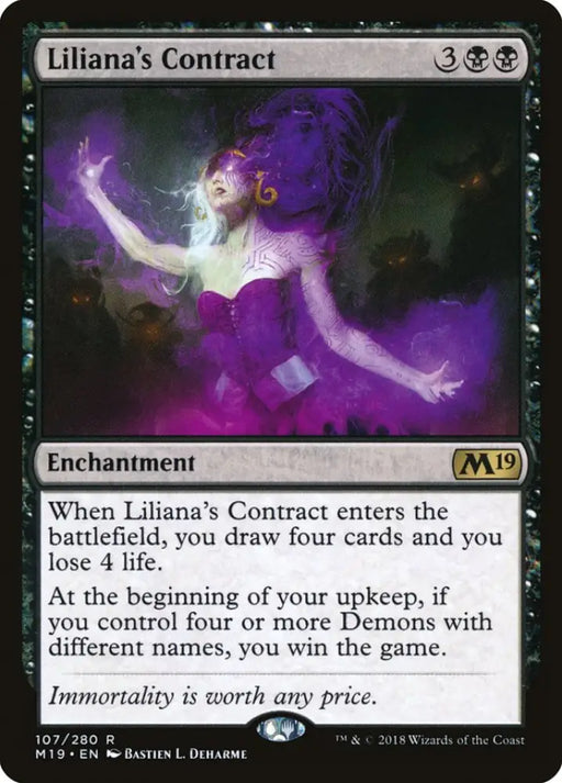 Liliana’s Contract [Core Set 2019] - MTG Single