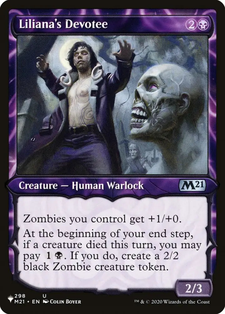 Liliana’s Devotee (Showcase) [The List] - MTG Single