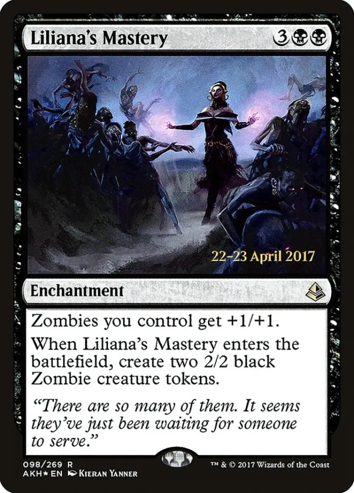 Liliana’s Mastery [Amonkhet Prerelease Promos] - MTG Single
