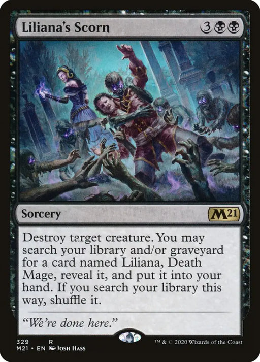 Liliana’s Scorn [Core Set 2021] - MTG Single