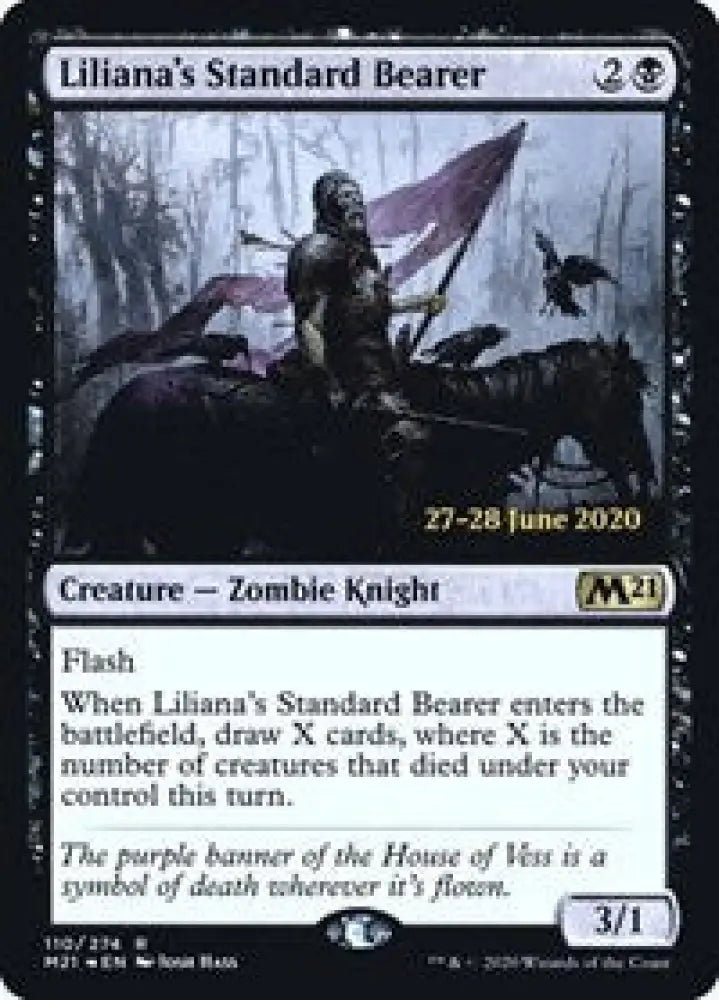 Liliana's Standard Bearer (110) [Prerelease Cards]