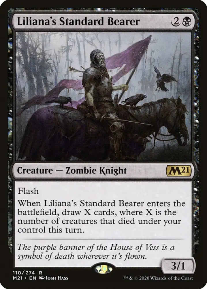 Liliana’s Standard Bearer [Core Set 2021] - MTG Single