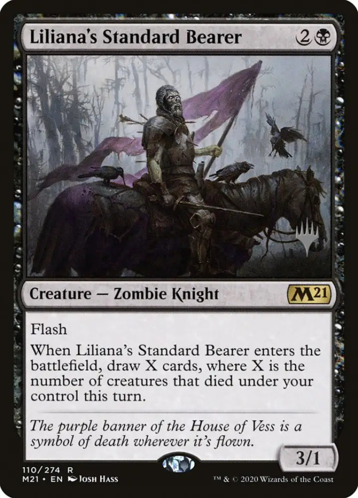 Liliana’s Standard Bearer (Promo Pack) [Core Set 2021 Promos] - MTG Single