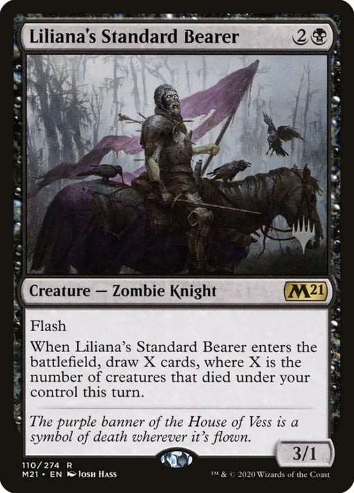 Liliana’s Standard Bearer (Promo Pack) [Core Set 2021 Promos] - MTG Single