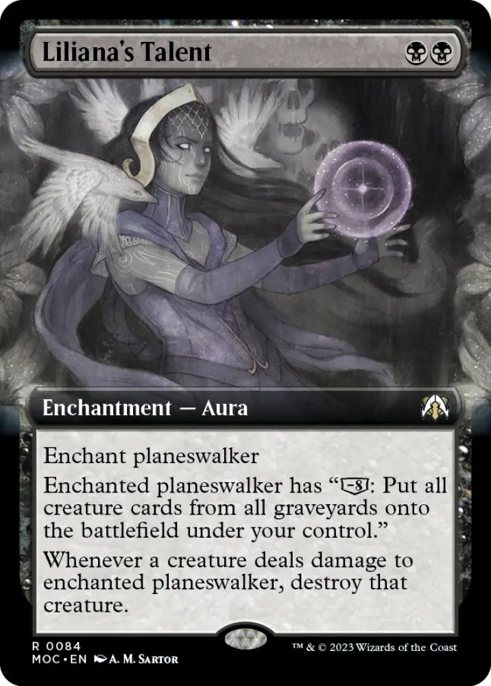 Liliana’s Talent (Extended Art) [March of the Machine Commander] - MTG Single