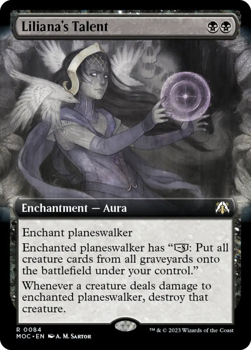 Liliana’s Talent (Extended Art) [March of the Machine Commander] - MTG Single