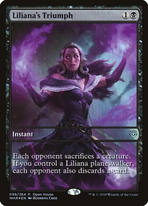 Liliana’s Triumph (Open House) [War of the Spark Promos] - MTG Single