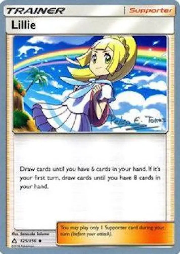 Lillie (125/156) (Dragones y Sombras - Pedro Eugenio Torres) [World Championships 2018] - Pokemon Single