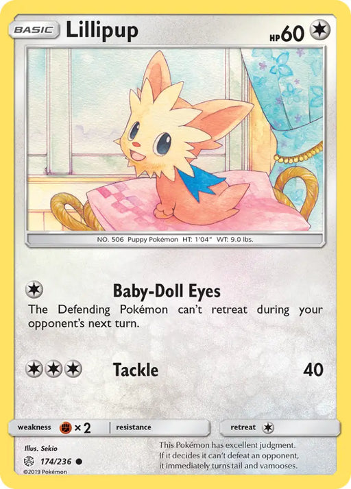 Lillipup (174/236) [Sun & Moon: Cosmic Eclipse] - Pokemon Single