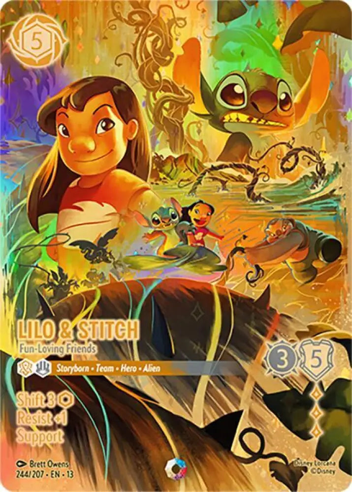 Lilo & Stitch - Fun-Loving Friends (Iconic) (244/204) [Attack of the Vine!]