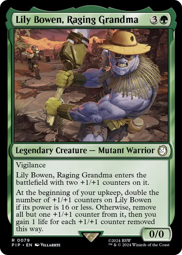 Lily Bowen Raging Grandma [Fallout] - MTG Single