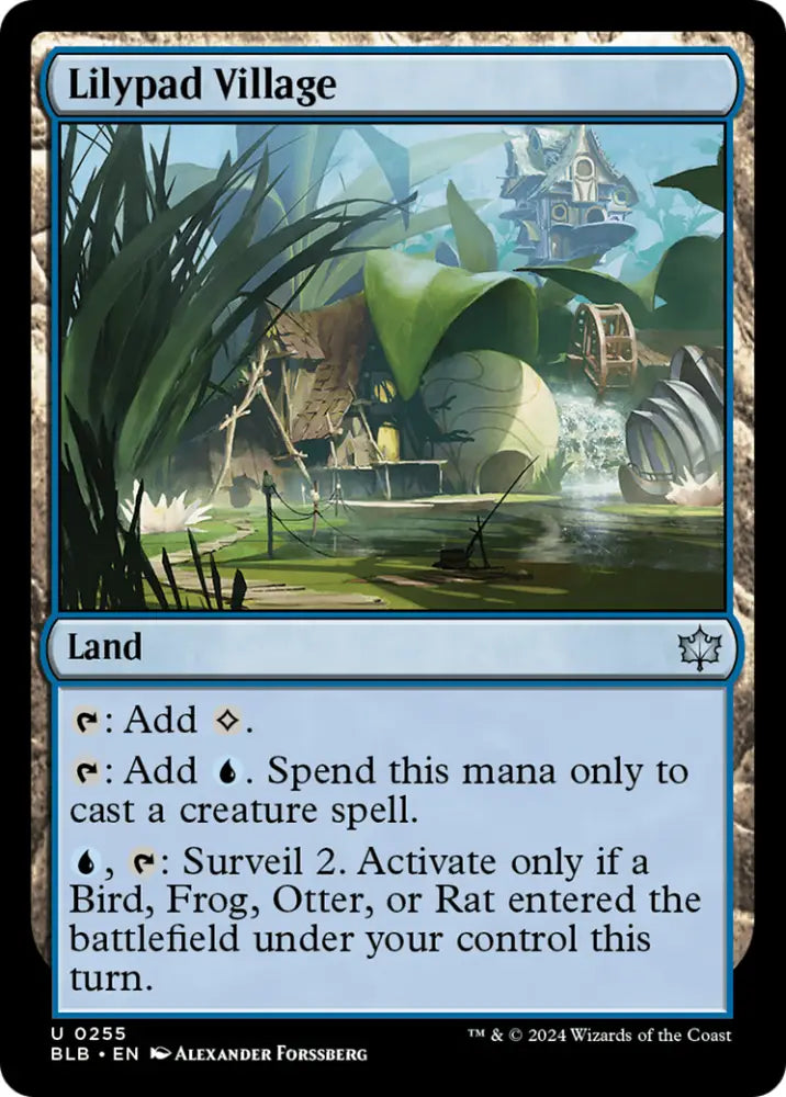 Lilypad Village [Bloomburrow] - MTG Single